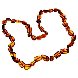 Genuine Baltic Amber Chips Style Luxurious Necklace - NE0199