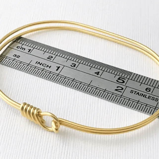 Gold Birthstone Cuff bangle