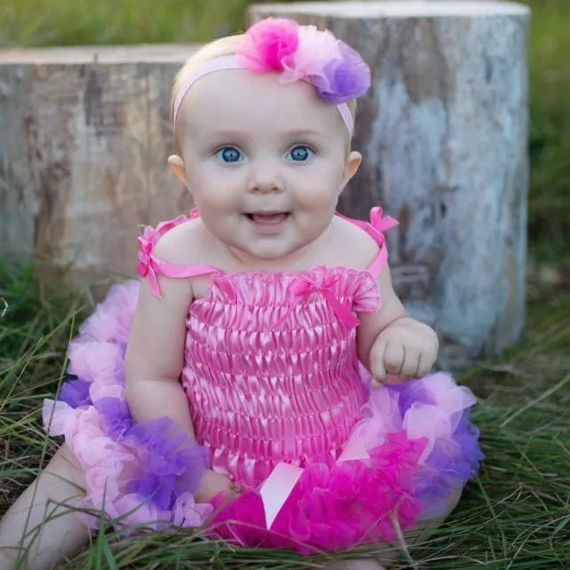 Great Pretenders Baby Rainbow Skirt & Headband 0-12M