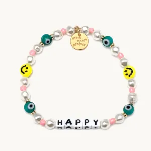 Happy Evil Eye Smiley Bracelet - S/M