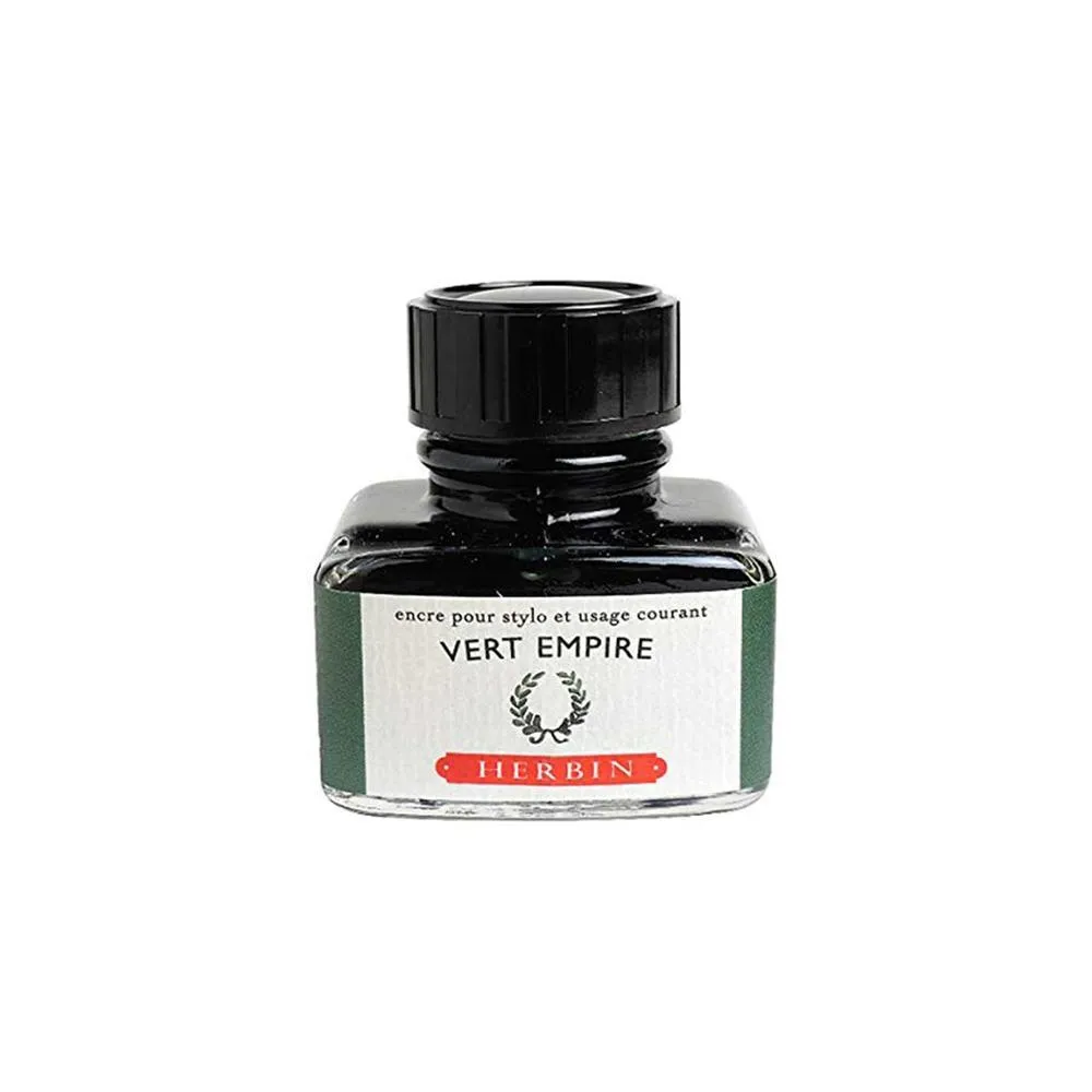 J Herbin Ink Bottle (10ml / 30ml) - Vert Empire