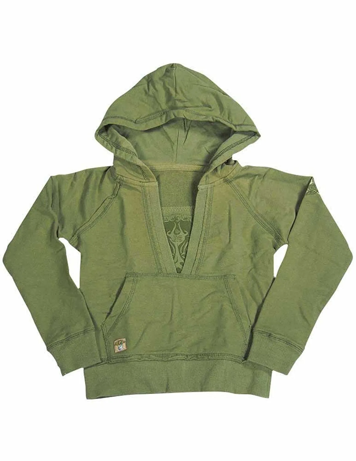 Jade - Little Girls' Hooded Ribbed Sweatshirt