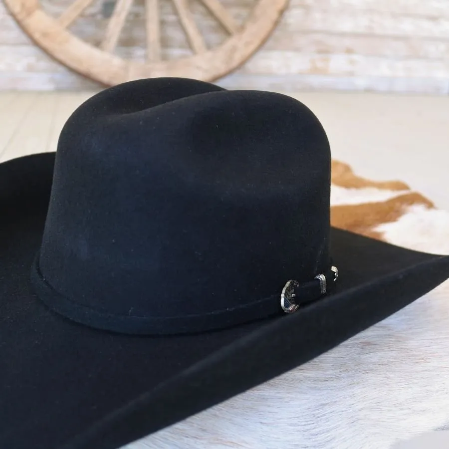 Justin 3X Americana Black Wool Cowboy Hat