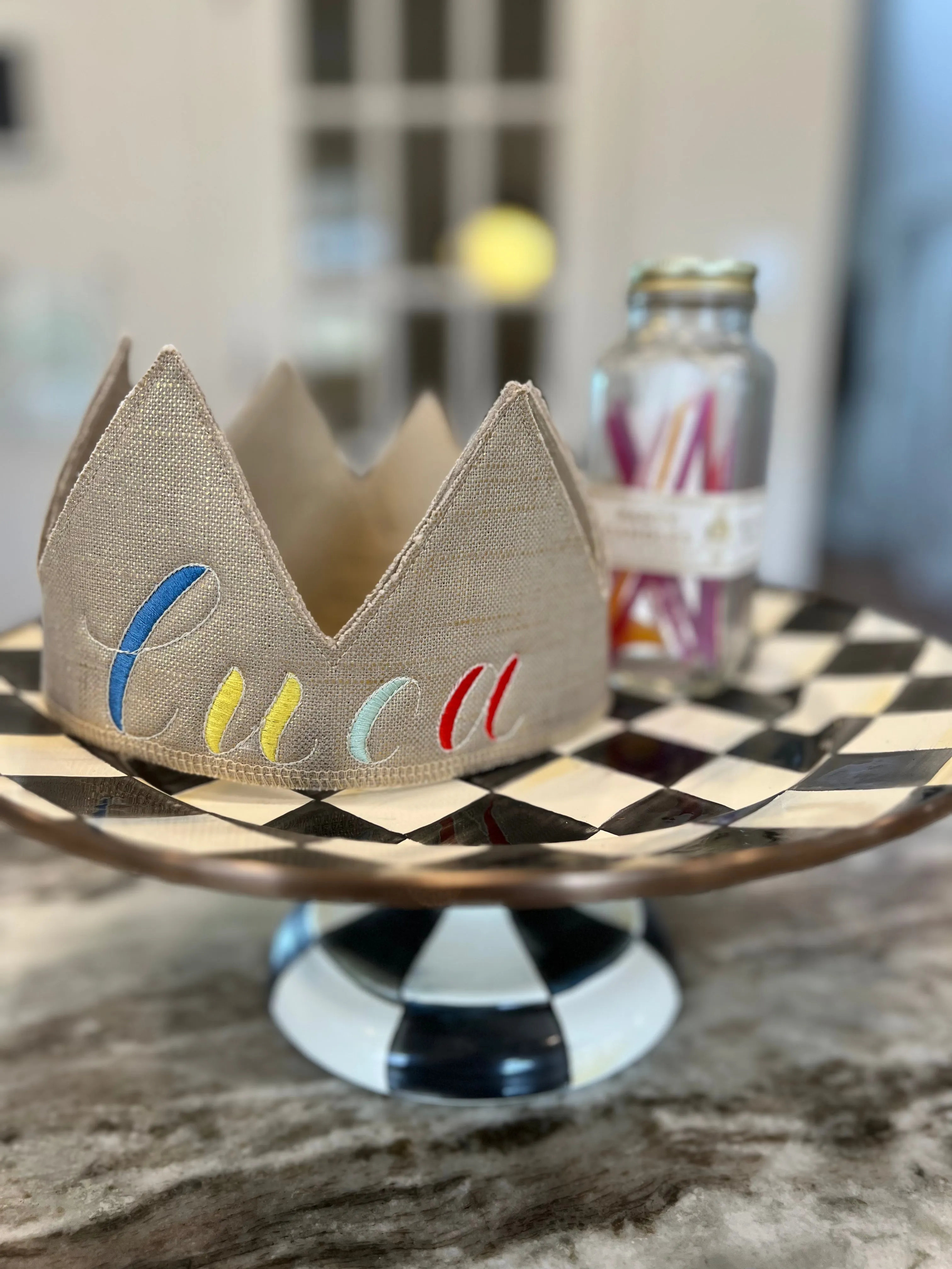 Keepsake Linen Crown (one-size fits most kids)