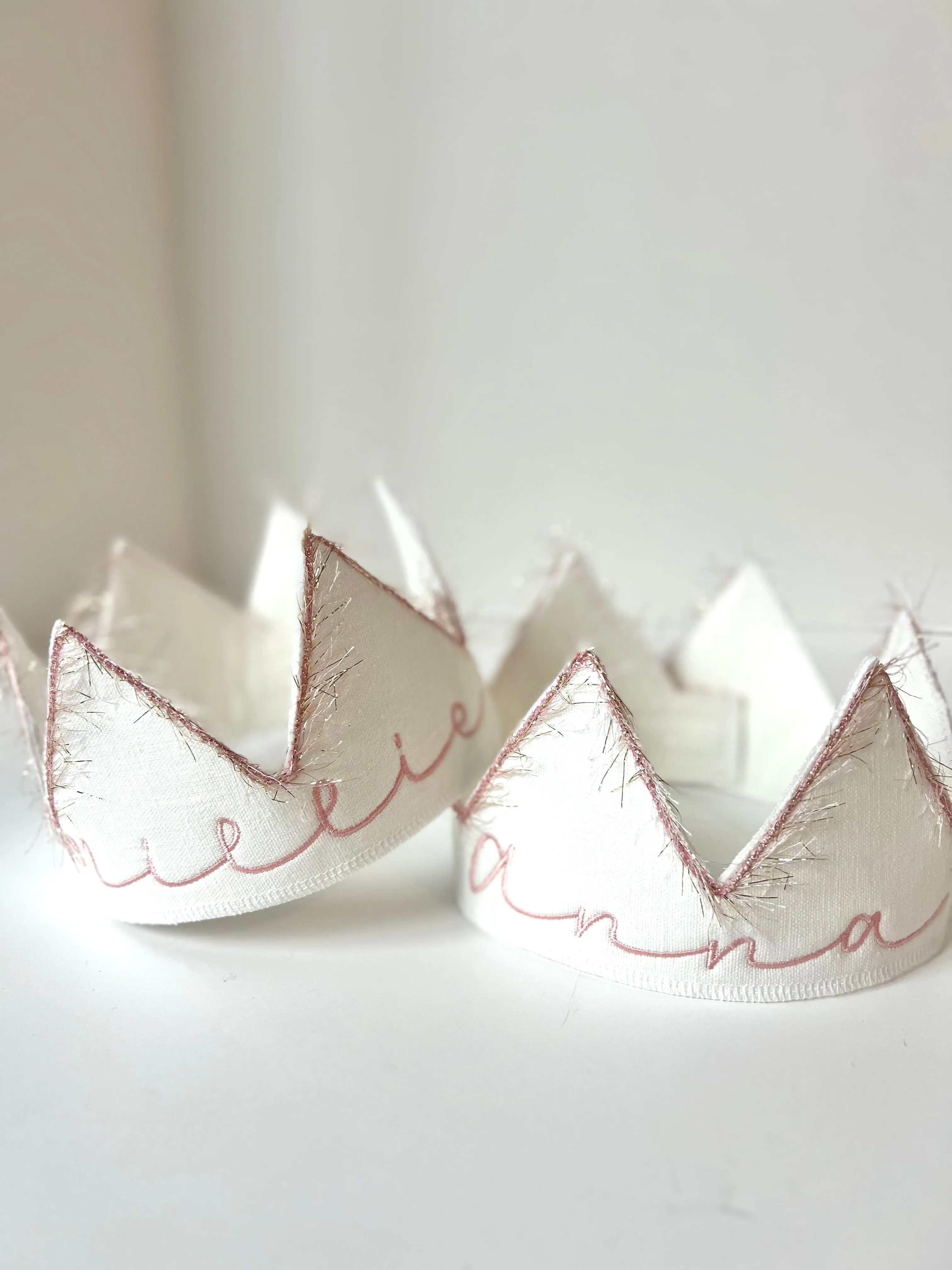 Keepsake Linen Crown (one-size fits most kids)