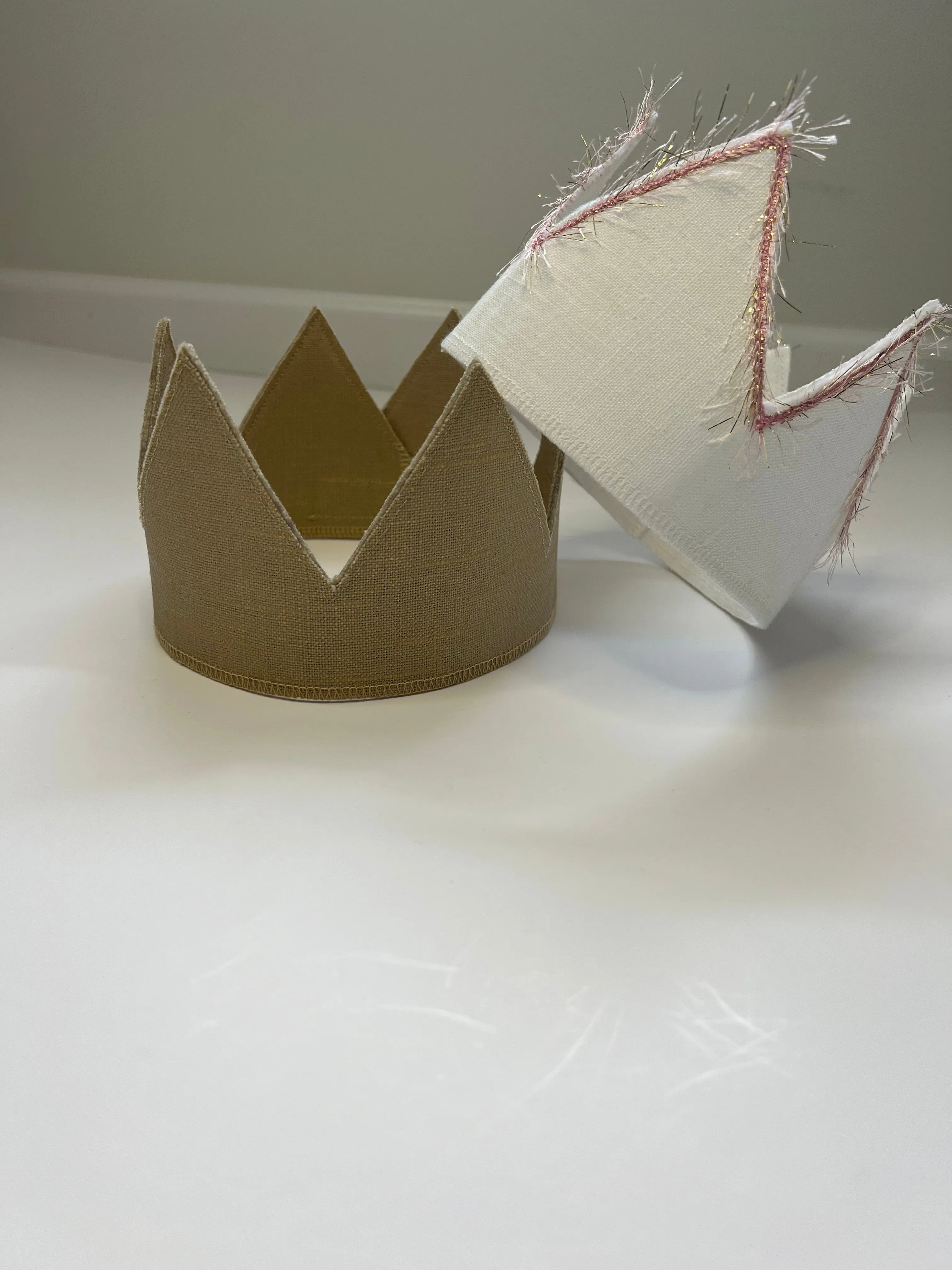 Keepsake Linen Crown (one-size fits most kids)