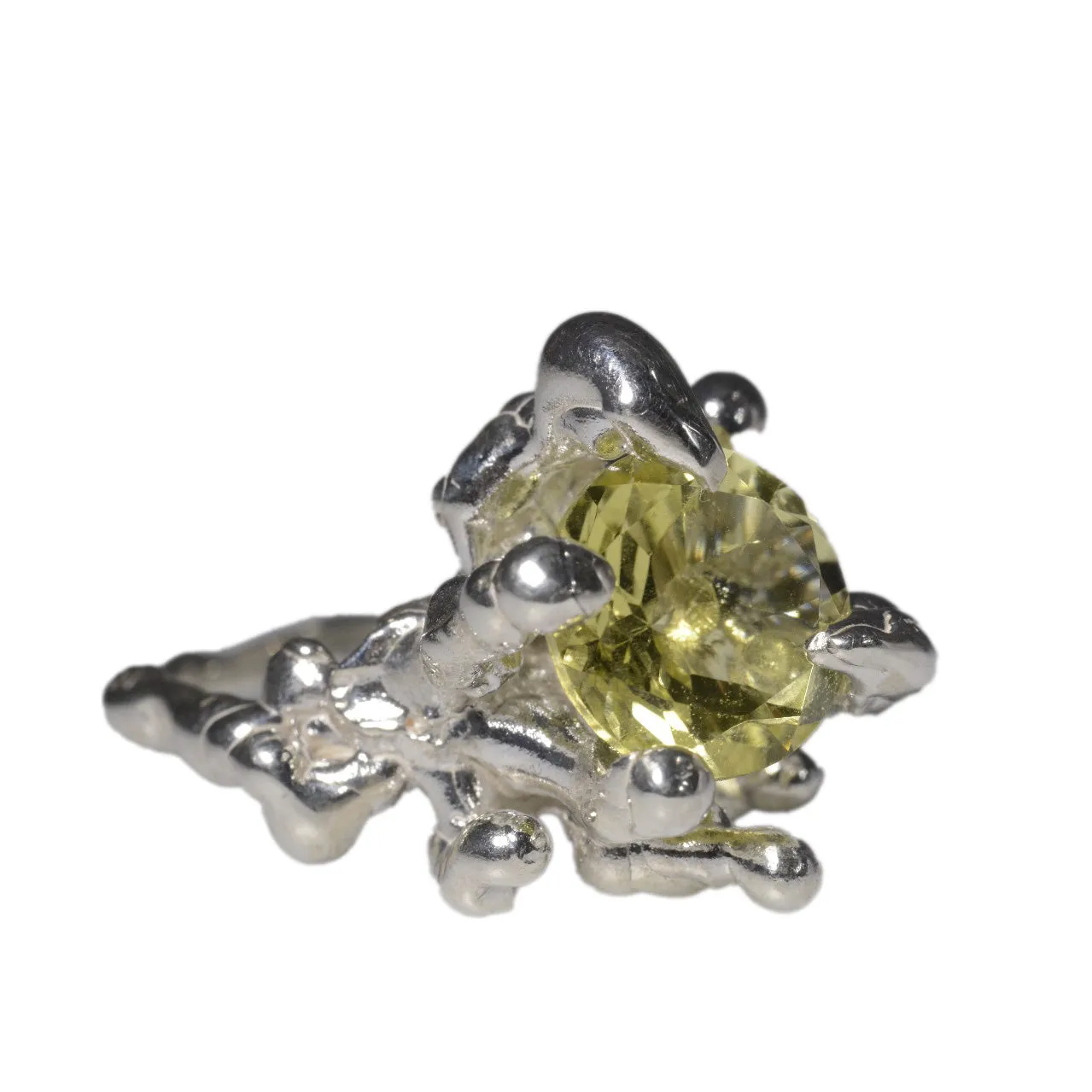 Lemon Waves Ring