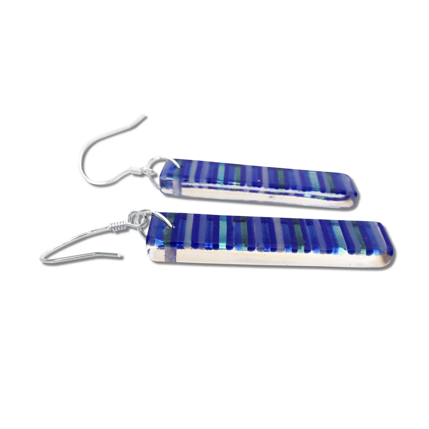 LGAN Glass Earrings - Purple