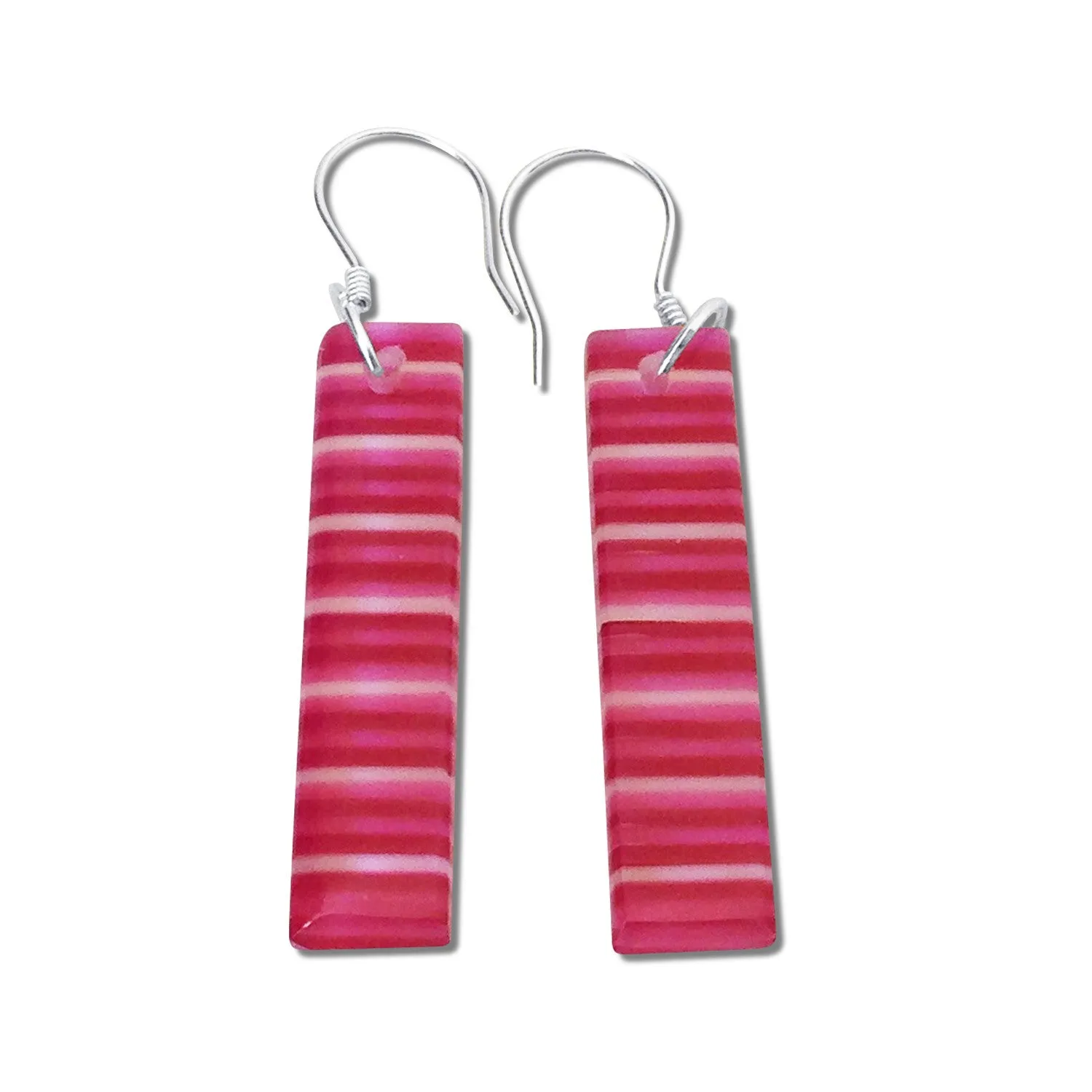 LGAN Glass Earrings - Purple