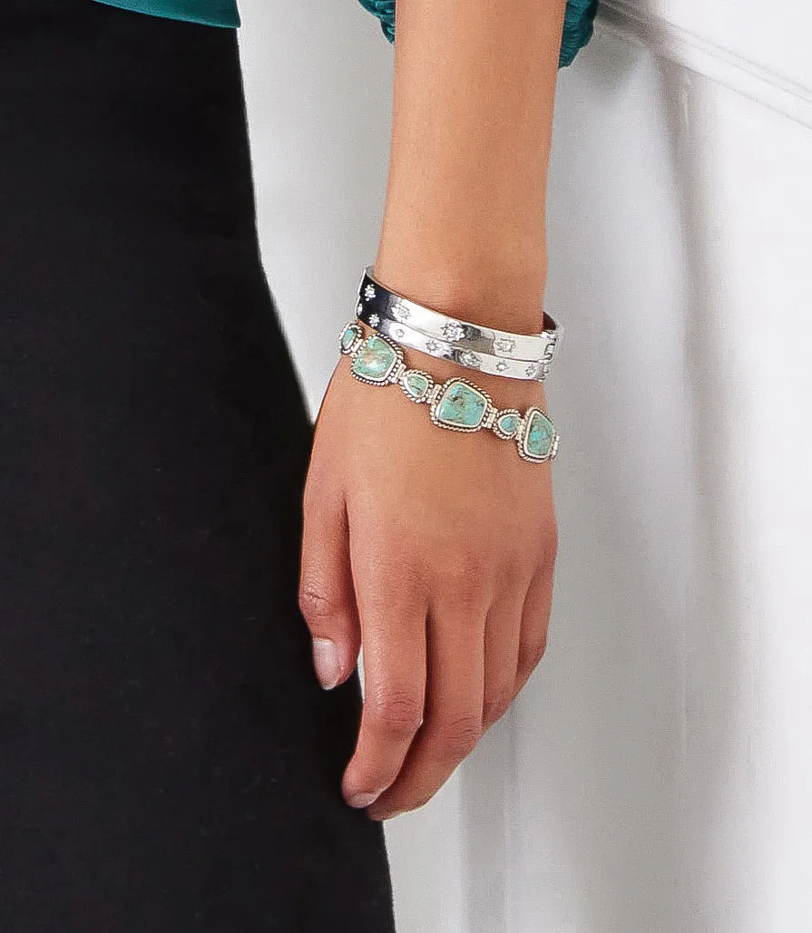 Mini Crystal Starburst Bangle