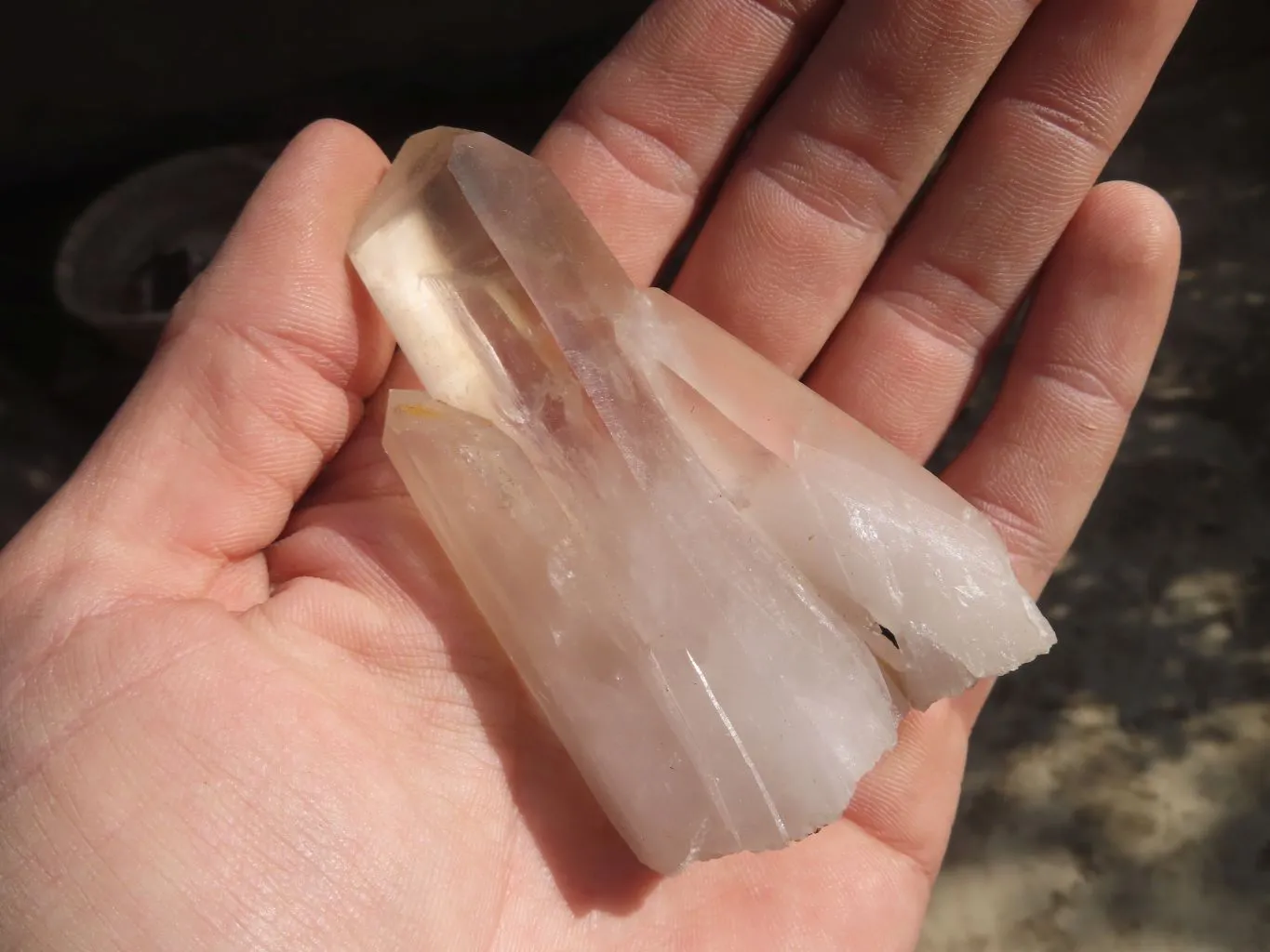 Natural Clear Quartz Specimens x 12 From Madagascar