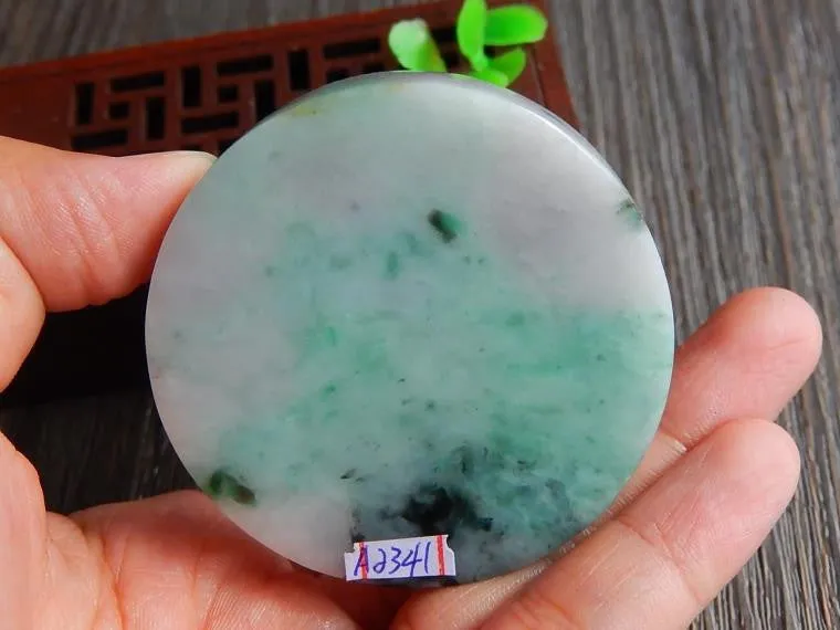 Natural Jade Rough Jadeite Raw (107g, 55X55X13.5mm)