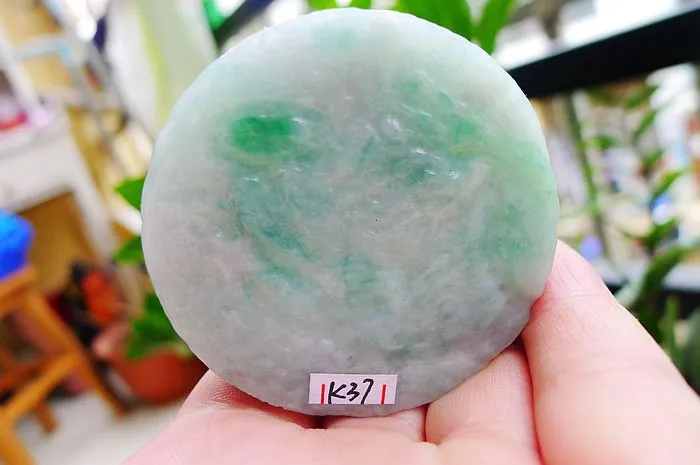 Natural Jade Rough Jadeite Raw (116g,5.36X1.6cm)