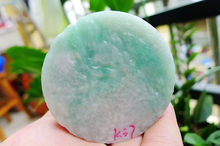 Natural Jade Rough Jadeite Raw (116g,5.36X1.6cm)