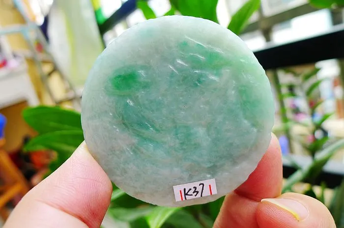 Natural Jade Rough Jadeite Raw (116g,5.36X1.6cm)