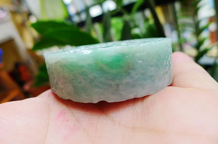 Natural Jade Rough Jadeite Raw (116g,5.36X1.6cm)