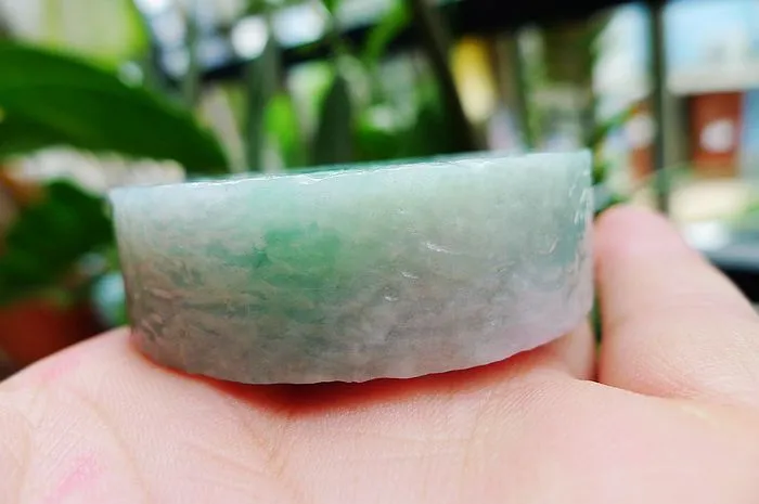 Natural Jade Rough Jadeite Raw (116g,5.36X1.6cm)