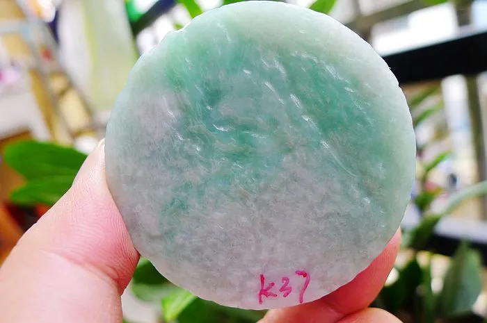 Natural Jade Rough Jadeite Raw (116g,5.36X1.6cm)