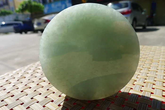 Natural Jade Rough Jadeite Raw (130g,6X6X1.35cm)