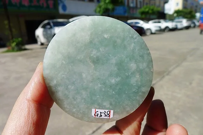 Natural Jade Rough Jadeite Raw (130g,6X6X1.35cm)