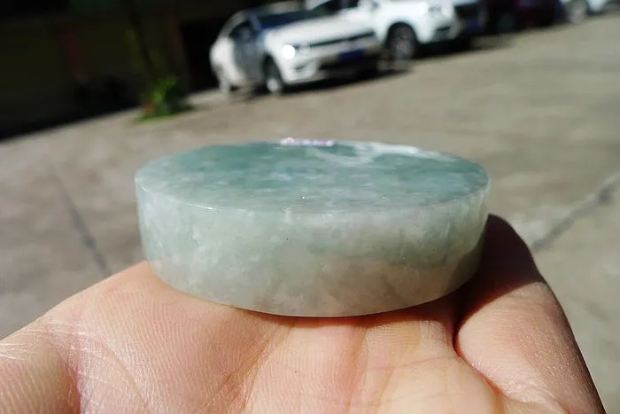 Natural Jade Rough Jadeite Raw (130g,6X6X1.35cm)