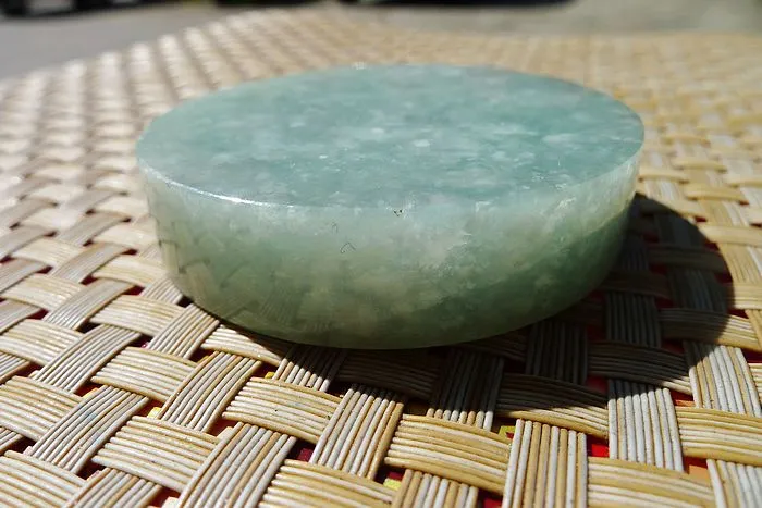 Natural Jade Rough Jadeite Raw (130g,6X6X1.35cm)