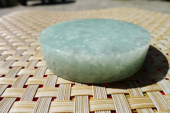 Natural Jade Rough Jadeite Raw (130g,6X6X1.35cm)