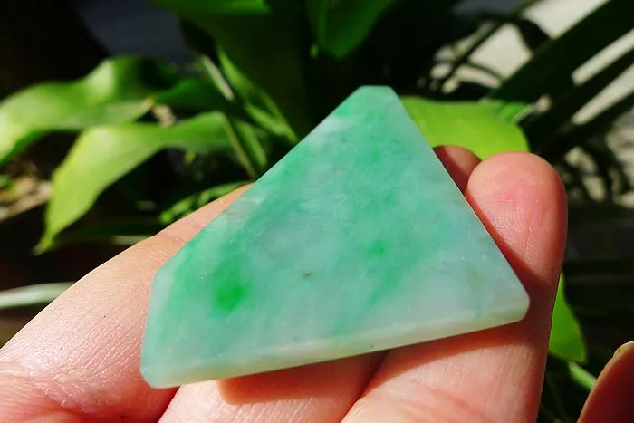 Natural Jade Rough Jadeite Raw (22g,6.8X3.7X0.4cm)