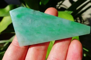 Natural Jade Rough Jadeite Raw (22g,6.8X3.7X0.4cm)