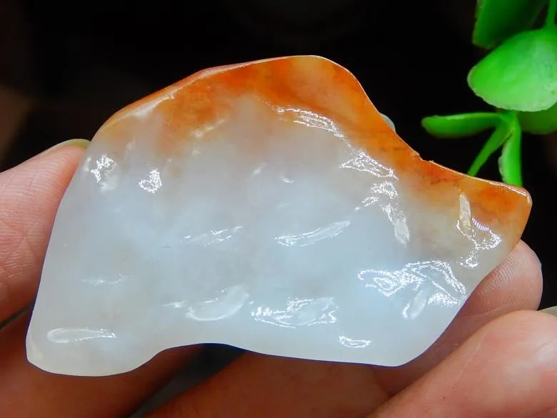 Natural Jade Rough Jadeite Raw (25g, 47X35X10mm)