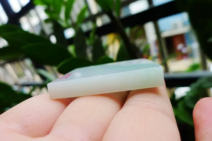 Natural Jade Rough Jadeite Raw (27g,3.9X3.3X0.64cm)