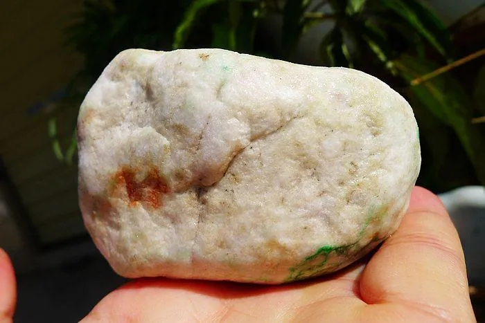 Natural Jade Rough Jadeite Raw (341g,7.6X5.1X4.2cm)