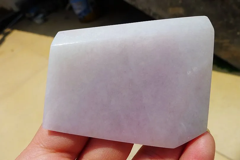 Natural Jade Rough Jadeite Raw (55g,6.7X5.6X0.6cm)