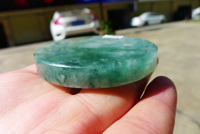 Natural Jade Rough Jadeite Raw (62g,5.5X0.75cm)