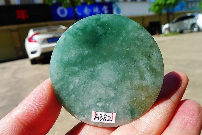 Natural Jade Rough Jadeite Raw (62g,5.5X0.75cm)