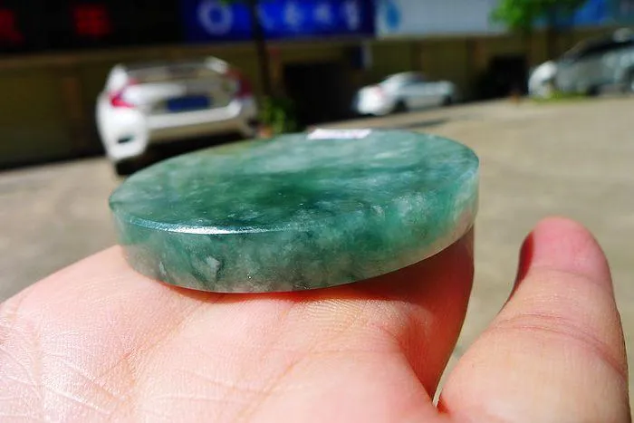 Natural Jade Rough Jadeite Raw (62g,5.5X0.75cm)