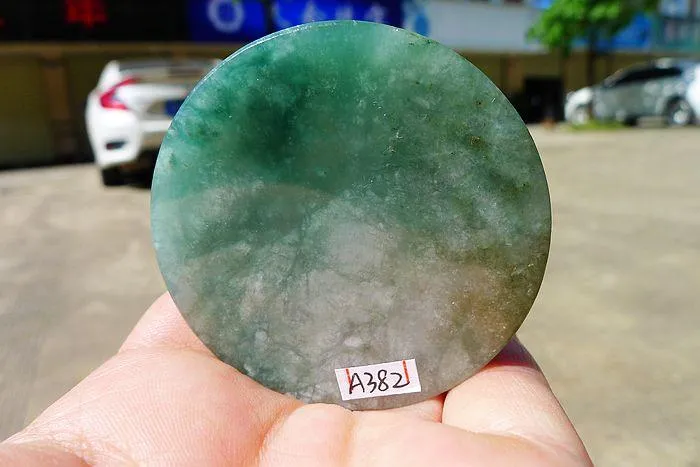 Natural Jade Rough Jadeite Raw (62g,5.5X0.75cm)