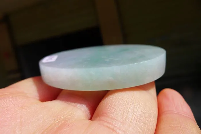 Natural Jade Rough Jadeite Raw (64g,5.5X0.8cm)