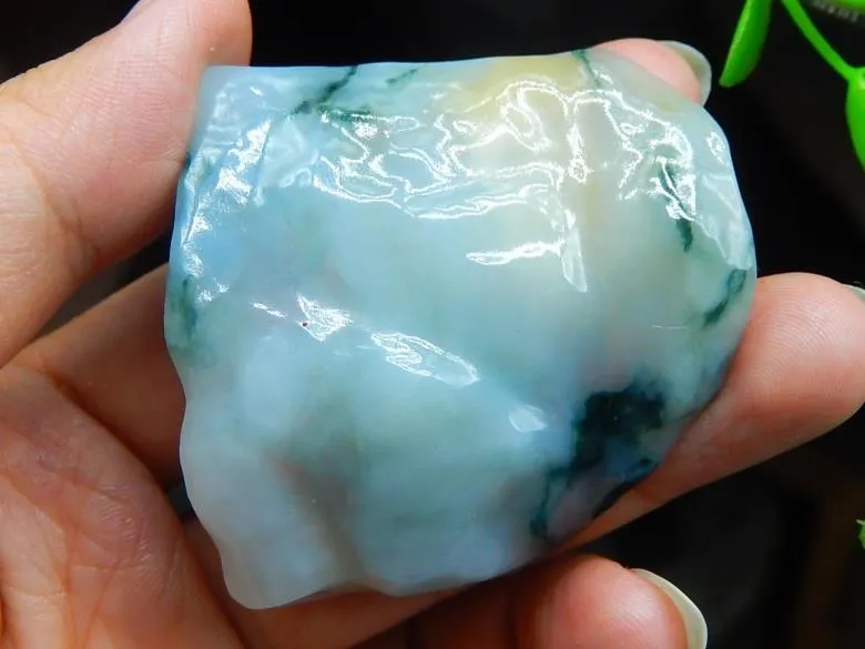 Natural Jade Rough Jadeite Raw (70g, 47X45X20mm)