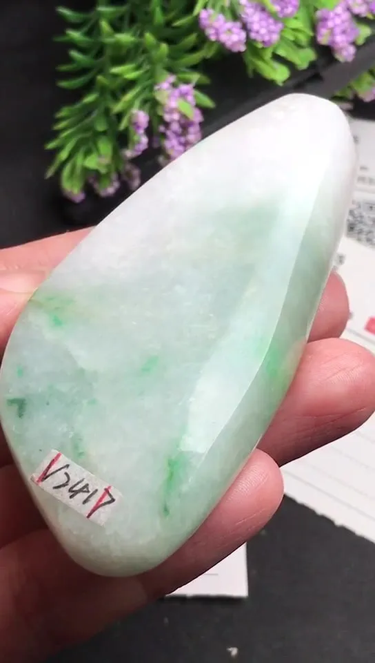 Natural Jade Rough Jadeite Raw (97g,8.4x3.7x1.3cm)-V2417