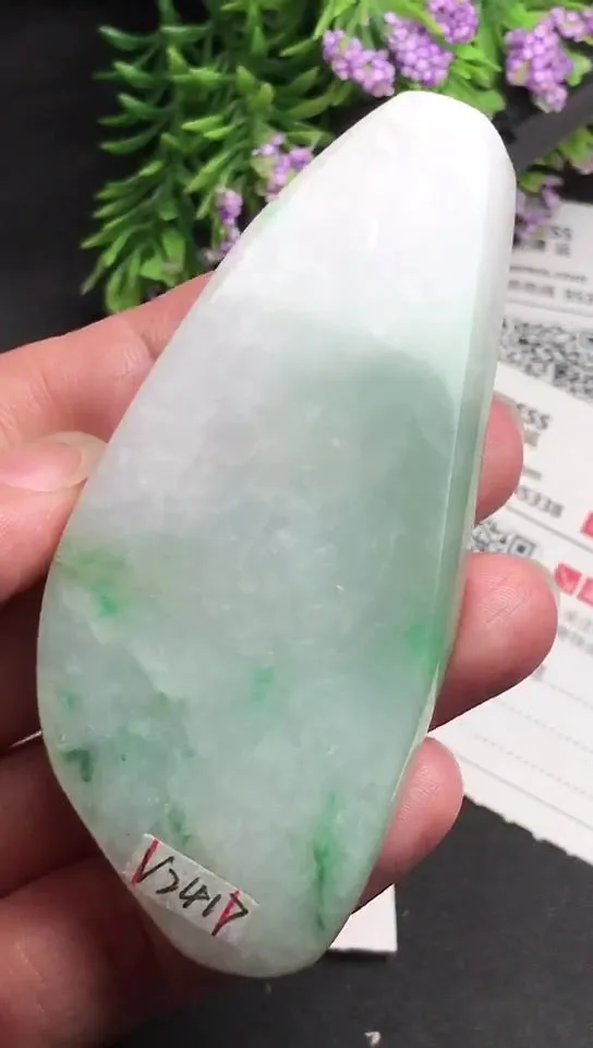 Natural Jade Rough Jadeite Raw (97g,8.4x3.7x1.3cm)-V2417