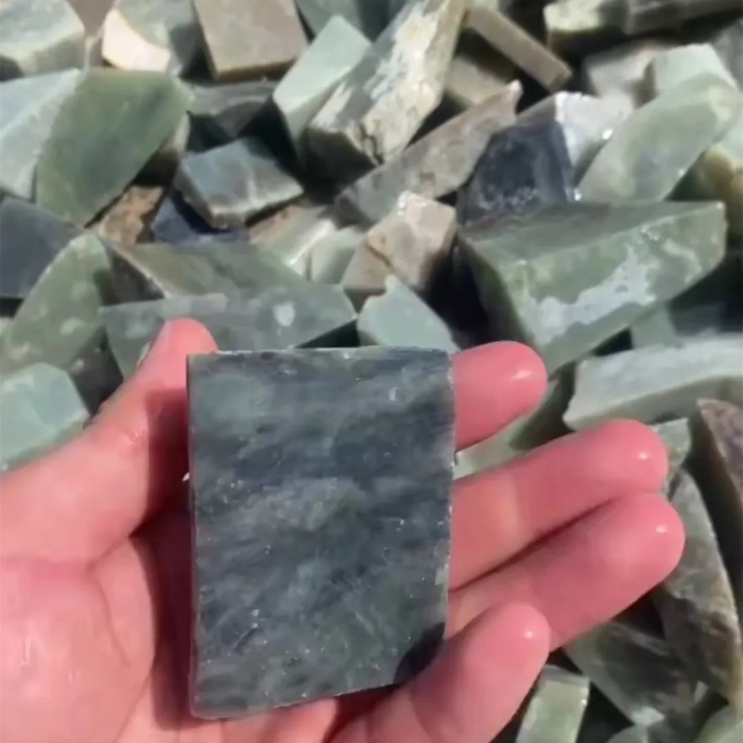 Natural Kunlun Jade Rough Nephrite Remains Around 15kg