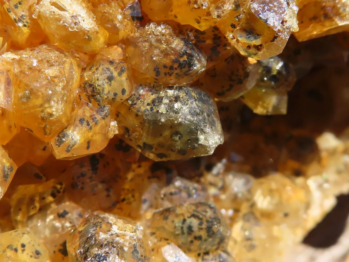 Natural Large Limonite Quartz Cluster x 1 From Solwezi, Zambia