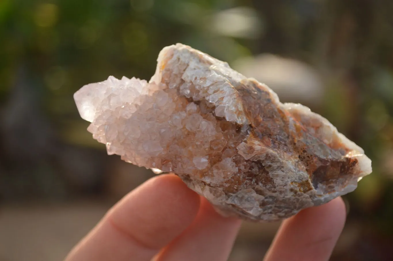 Natural Pale Amethyst Spirit Quartz Clusters x 20 From Boekenhouthoek, South Africa