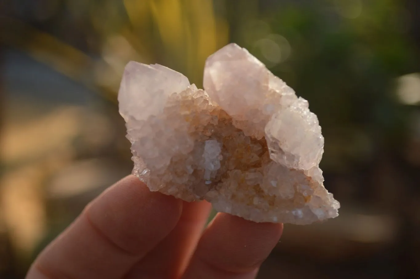 Natural Pale Amethyst Spirit Quartz Clusters x 20 From Boekenhouthoek, South Africa