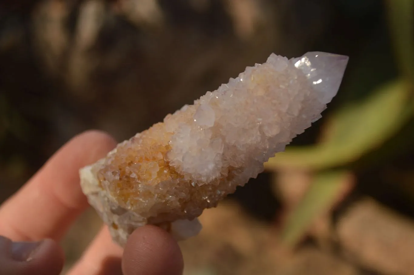 Natural Pale Amethyst Spirit Quartz Clusters x 20 From Boekenhouthoek, South Africa