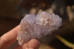 Natural Pale Amethyst Spirit Quartz Clusters x 20 From Boekenhouthoek, South Africa