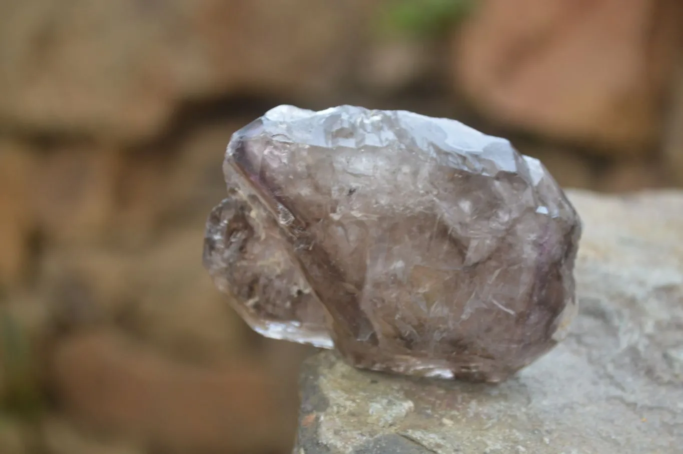 Natural Smokey Amethyst Crystals x 6 From Chiredzi, Zimbabwe