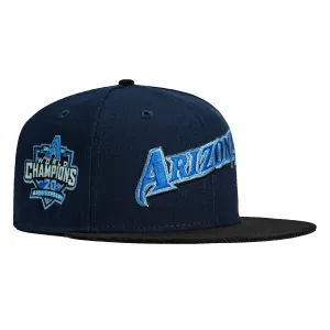 New Era 59Fifty Cord Visor Arizona Diamondbacks 20th Anniversary Champions Patch Hat - Navy, Black