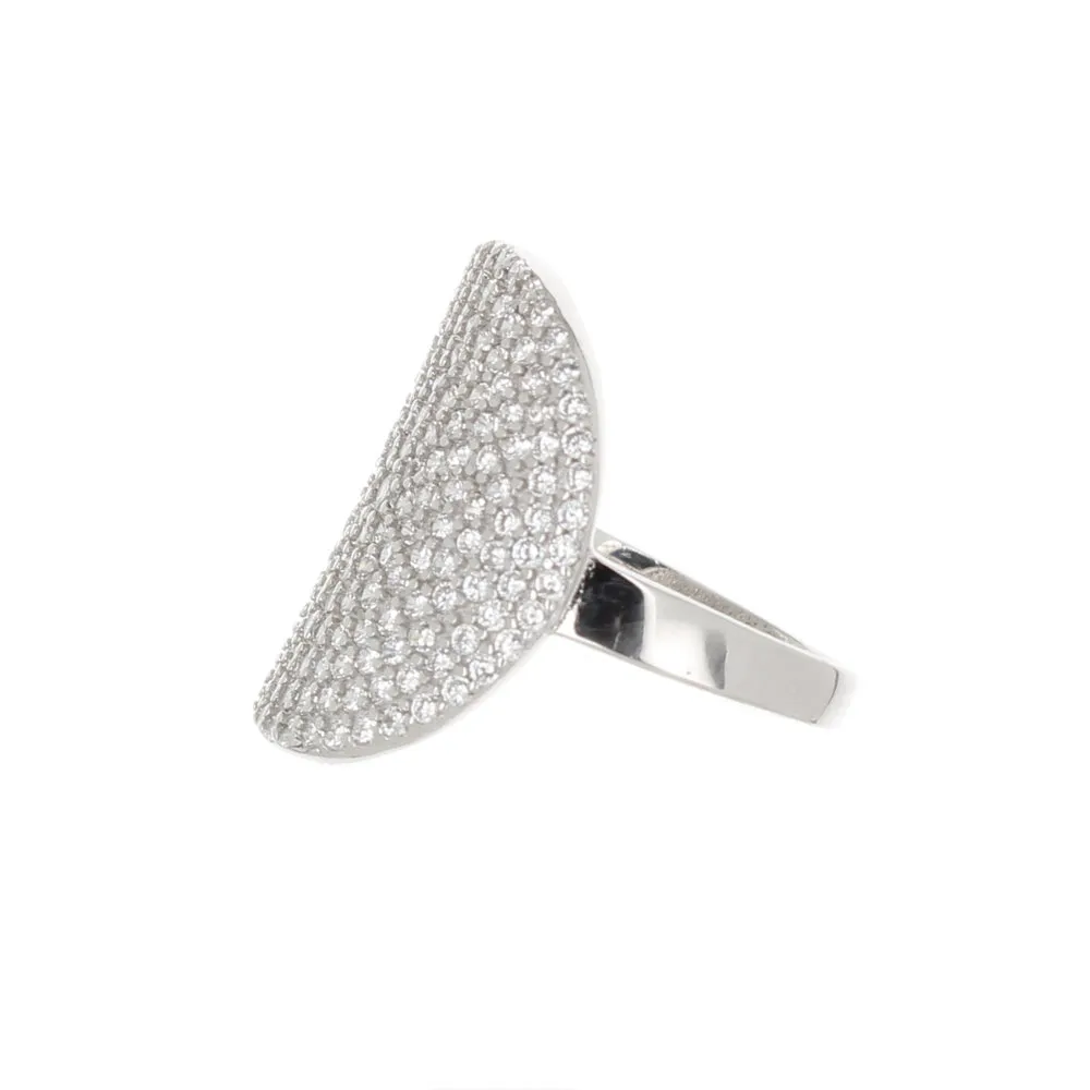 PAVE DISC RING